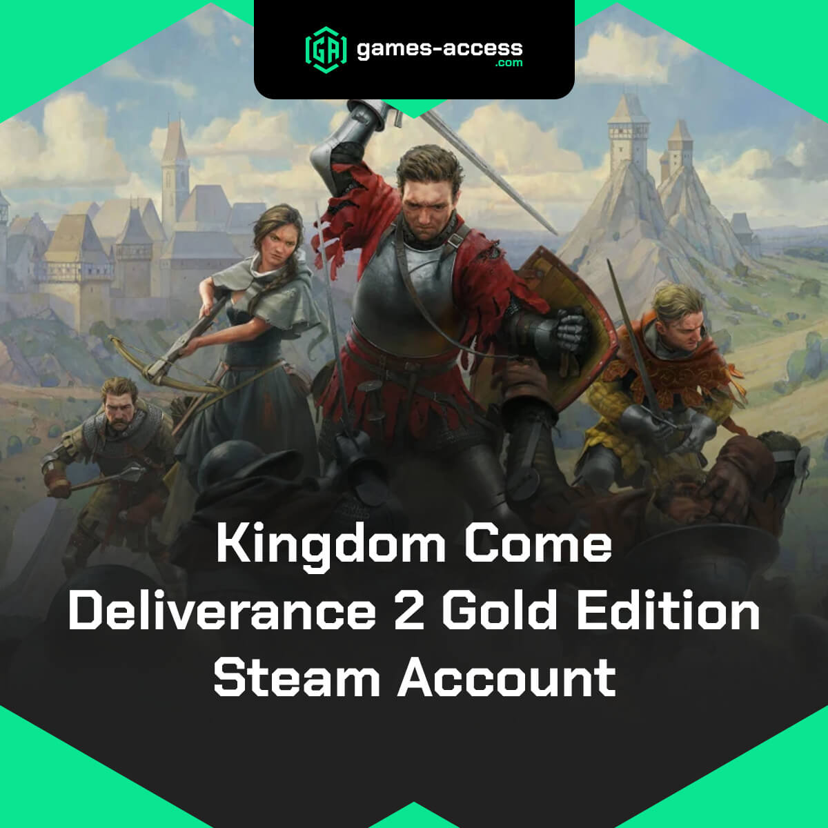 Kingdom Come Deliverance II PC Steam Account – Offline Access