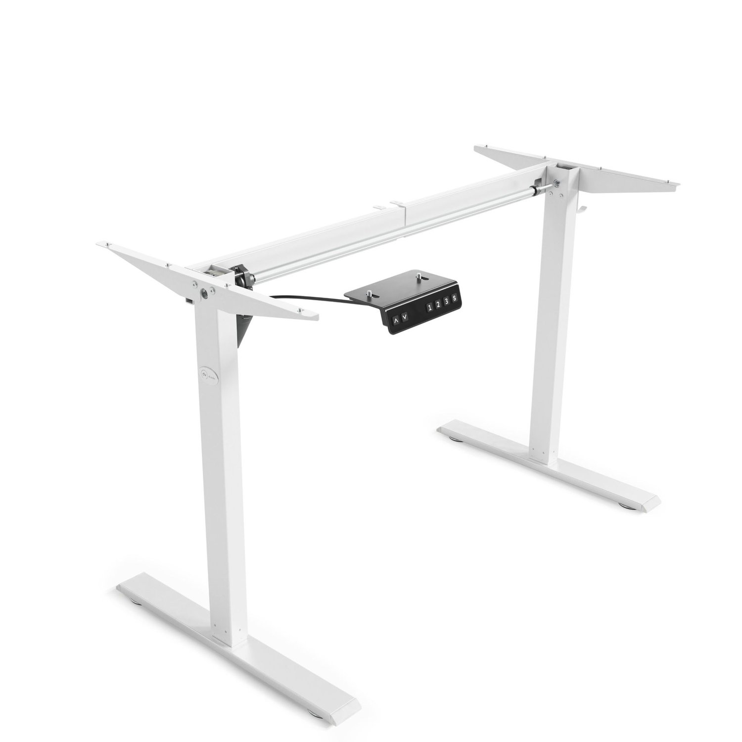 Rám písacieho stola s elektrickým nastavením výšky s motorom 110-160 cm DV-201ODF - biela