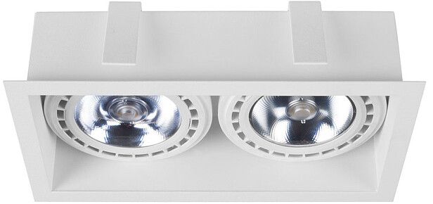 Nowodvorski Mod lampa do zabudowy 2x15 W biała 9412