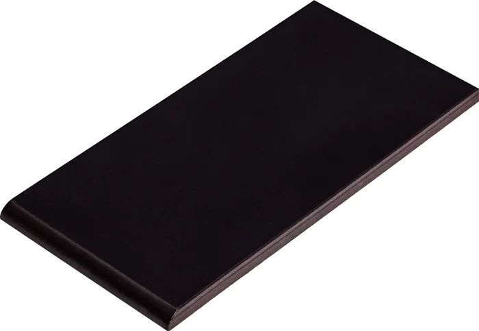 Cerrad Nero płytka parapetowa 35x14,8 cm czarna