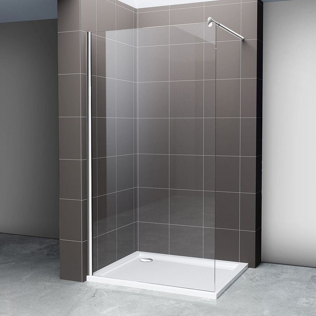 Hagser Bertina Walk-In ścianka prysznicowa 120 cm chrom/szkło przezroczyste HGR17000022 - Wysyłka w 24h