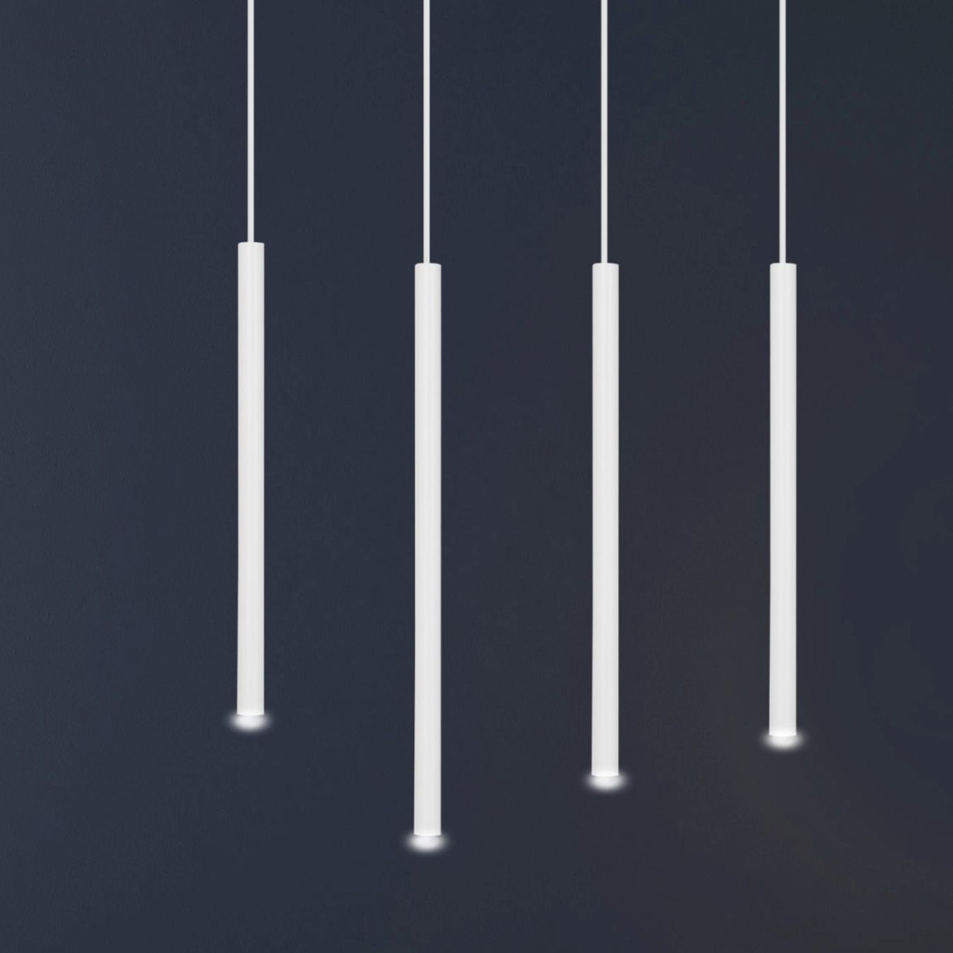 Emibig Selter lampa wisząca 4x8 W biała 553/4