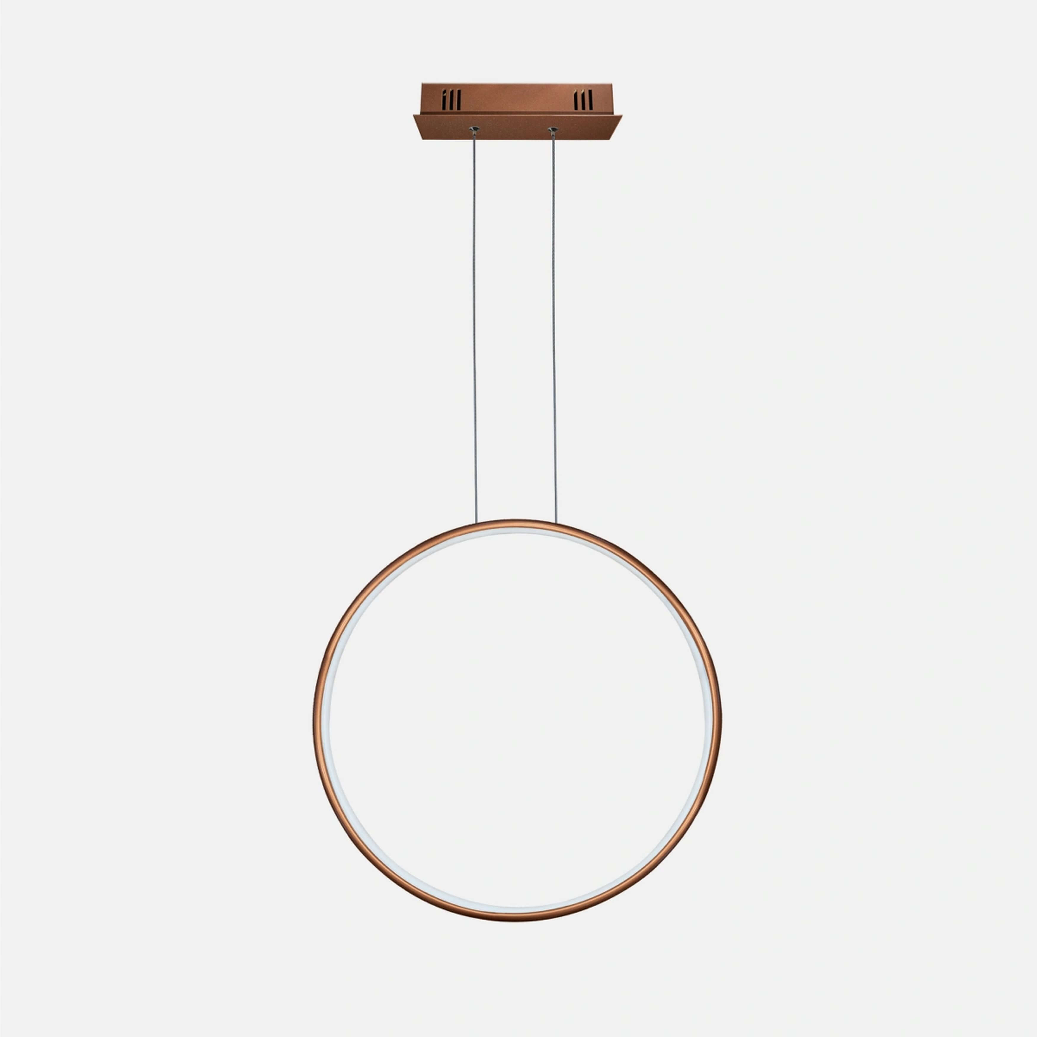 Altavola Design Led Shape lampa wisząca 1x23 W miedź LA073/X_60_in_3k_copper