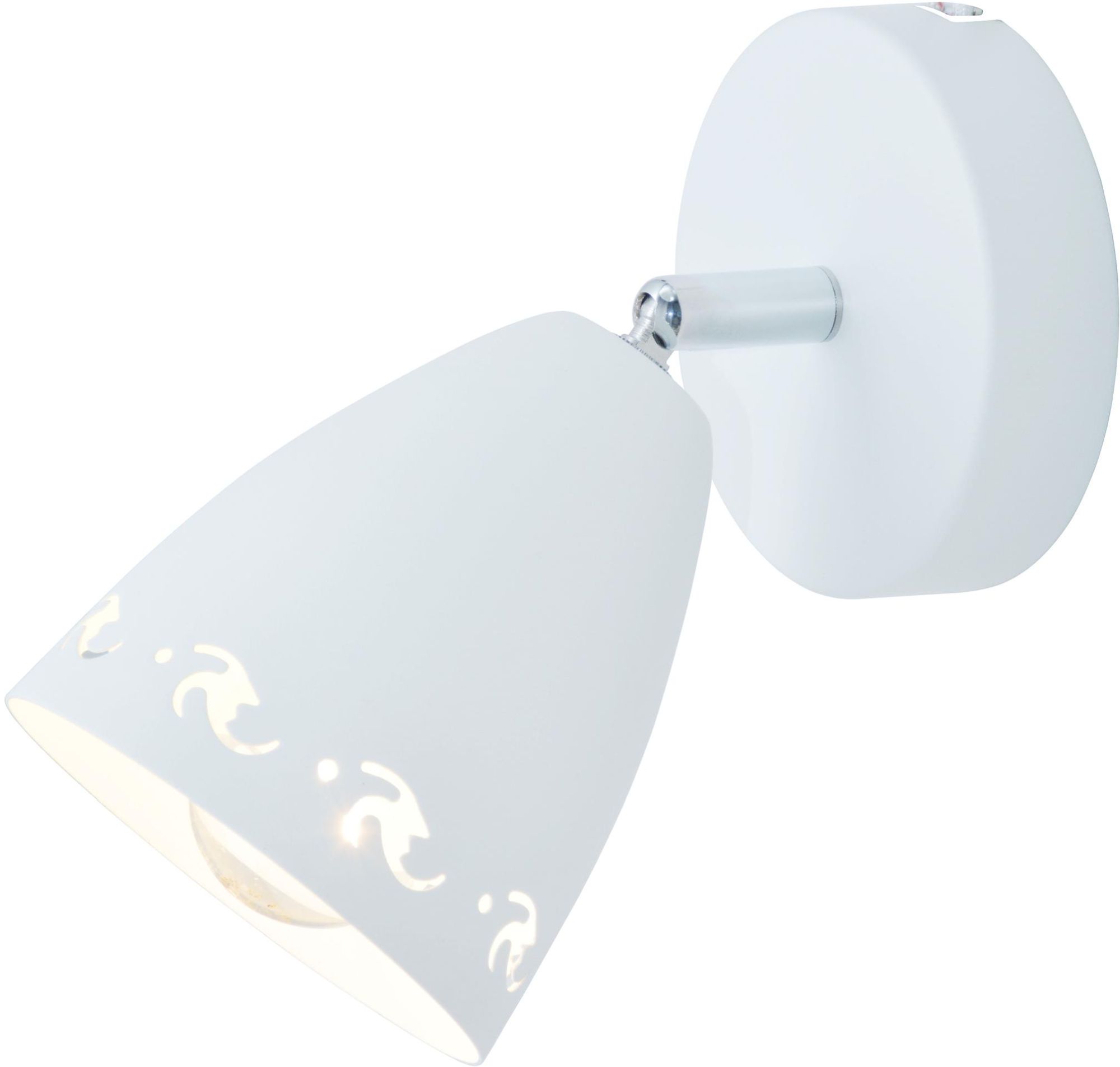 Candellux Coty kinkiet 1x40W biały mat 91-67111