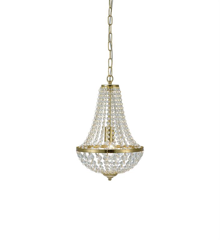 Markslöjd Gränsö lampa wisząca 1x60W mosiądz/mc 106118