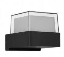 Italux Marti kinkiet zewnętrzny 1x5 W czarny piaskowany OWL-4642-4K