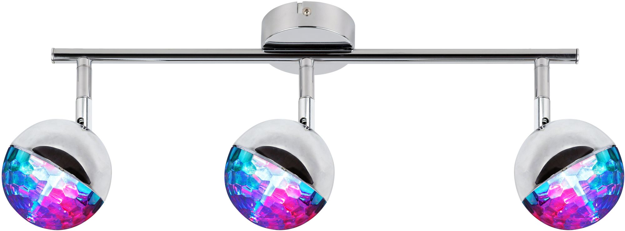 Candellux Party lampa podsufitowa 3x3W LED chrom 93-67777