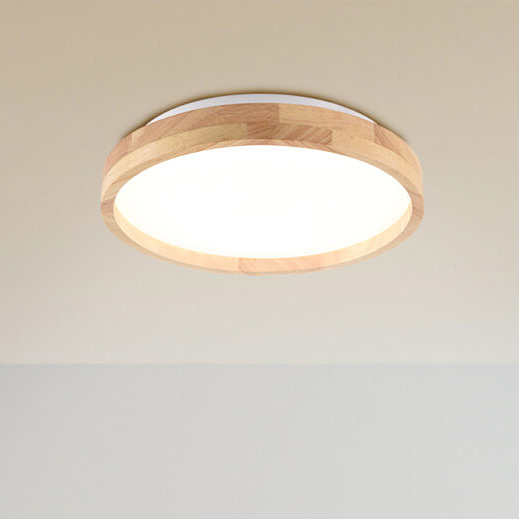 Goldlux Janusz plafon 1x12 W biały-drewno 331908