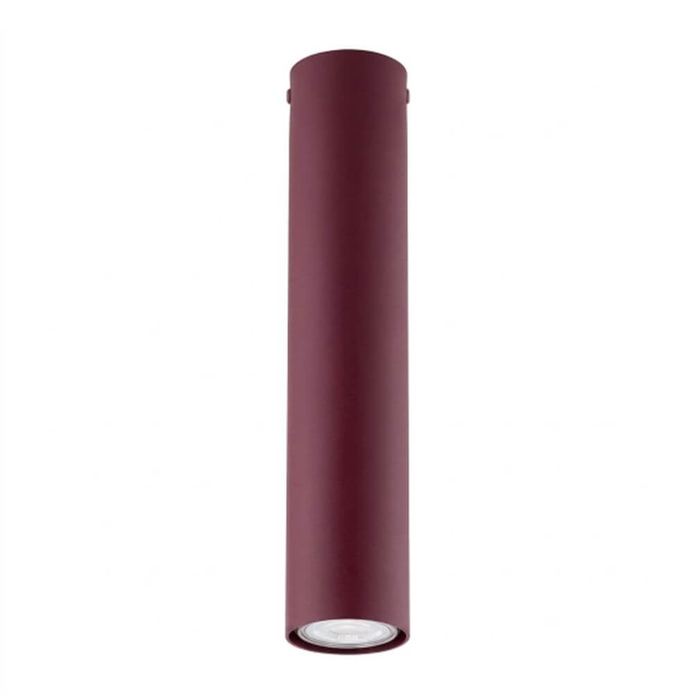 Emibig Tecno lampa podsufitowa 1x10 W burgund 1818/1M