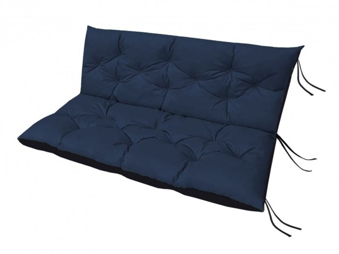 Poduszka ogrodowa na huśtawkę - 150x60x50 wz. Granat
