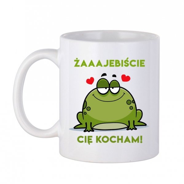Kubek walentynkowy 330ml wz. Żaba