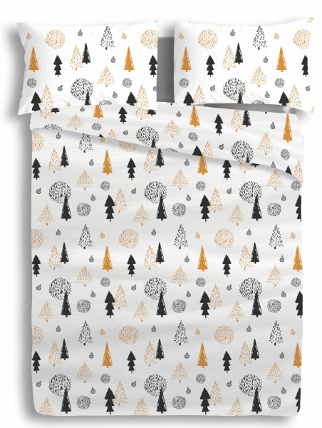Pościel flanelowa, gruba FLANELA 160x200 wz. TM0238_F87