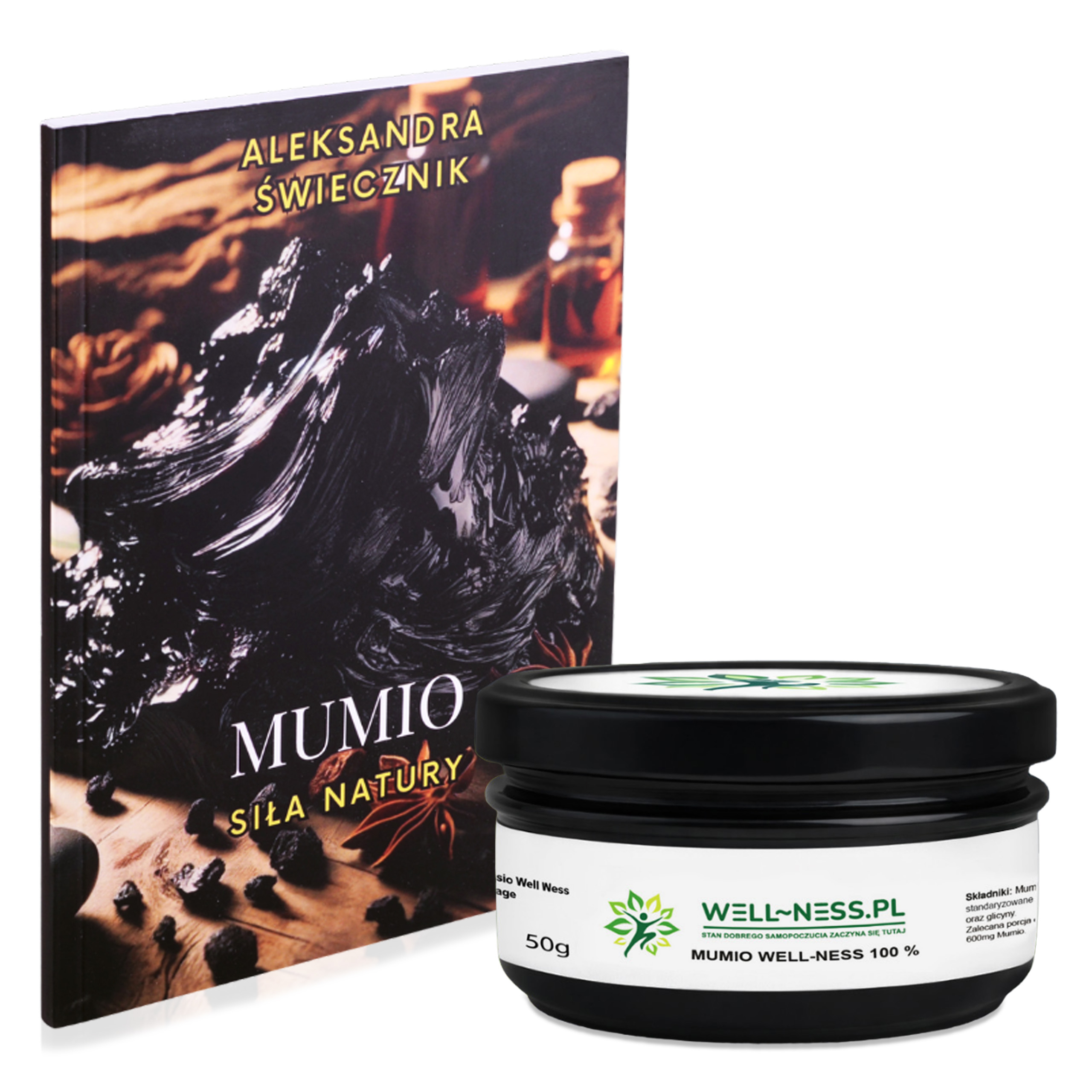 Zestaw Mumio Well-Ness 50g + książka Mumio - siła natury