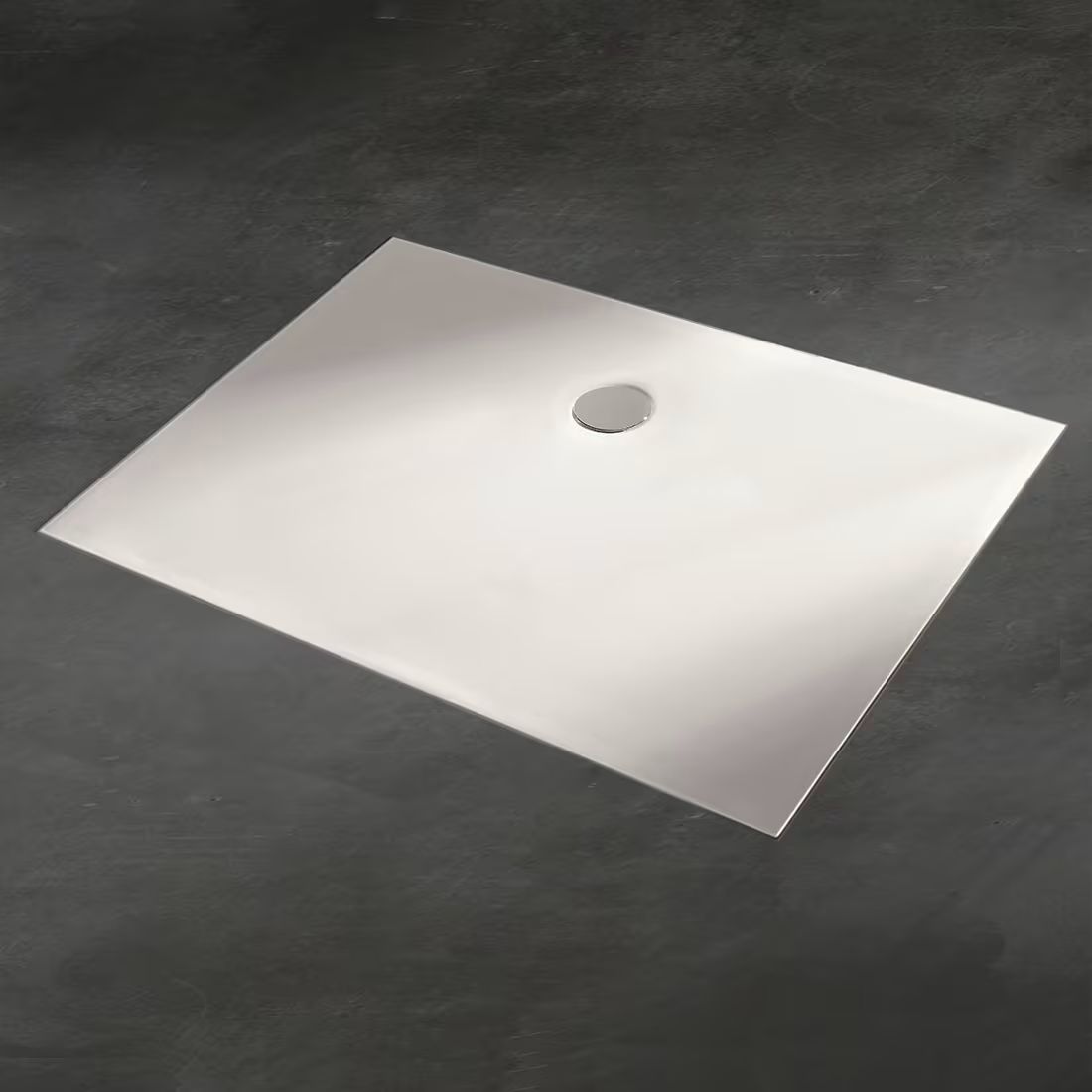Darmowa Dostawa - Brodzik prostokątny 160x80 cm biały Kronenbach Cube KBMD1680AS