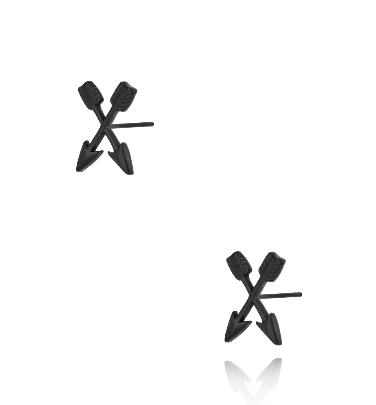 Kolczyki ze strzałkami czarne Arrows KMITC0037