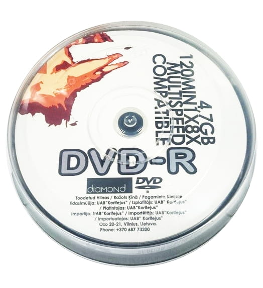 DIAMOND DVD-R 4,7GB c-10 - Henryx24