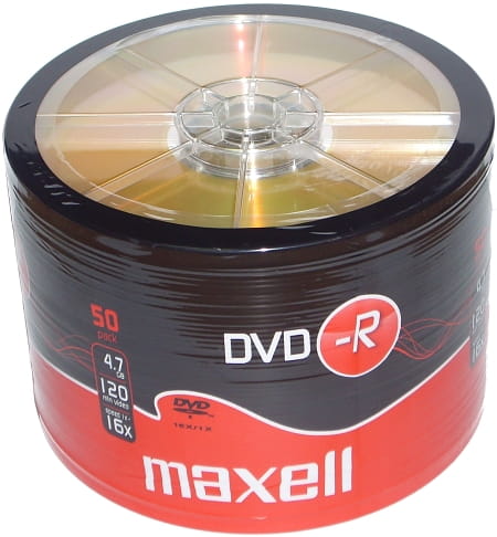 MAXELL DVD-R x16 4,7GB s-50 275732.40.TW - Henryx24