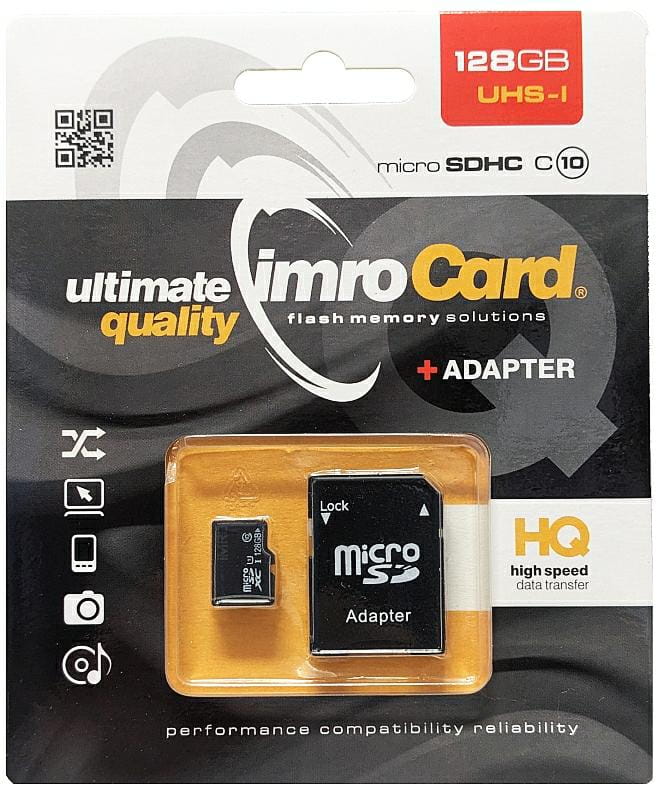 IMRO Micro SDXC 128GB MicroSD10/128G class 10 UHS-1 - Henryx24