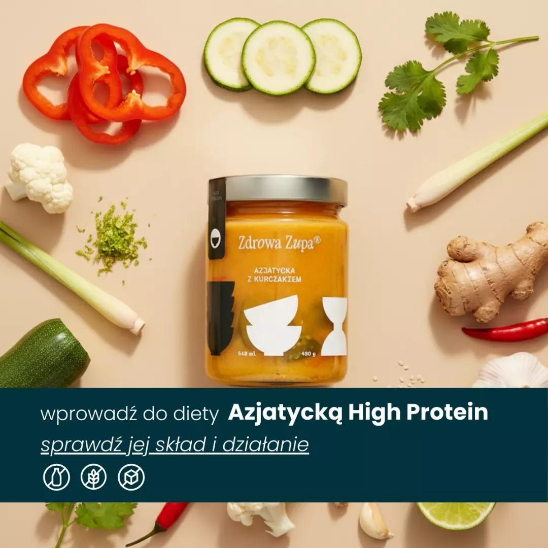 Zupa azjatycka z kurczakiem
