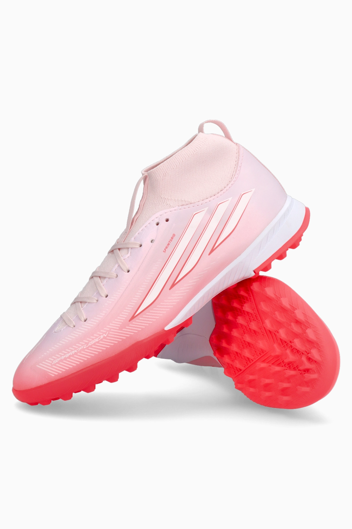 Turfy adidas F50 League Sparkfusion Mid TF Junior