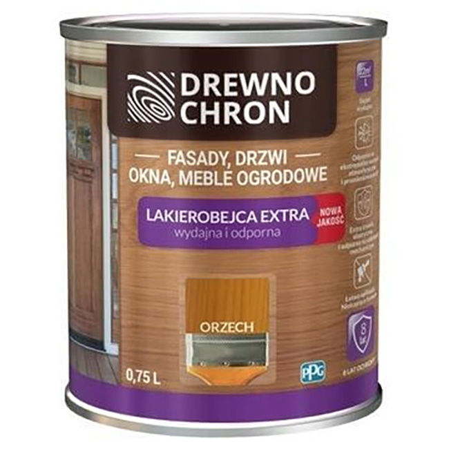 Lakierobejca Extra Orzech jasny 0,75L
