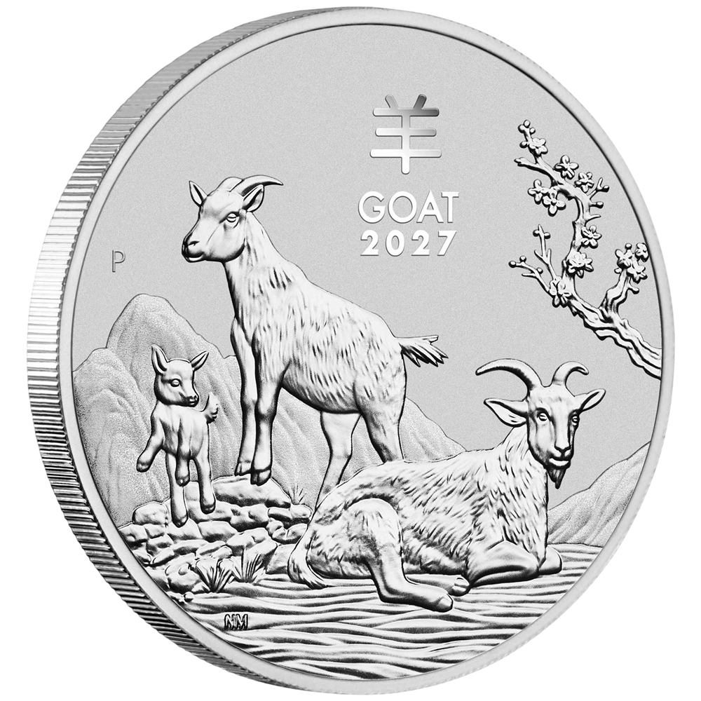Srebrna moneta Rok Kozy 2027 1 uncja - wysyłka 24 h! - Mennica Skarbowa