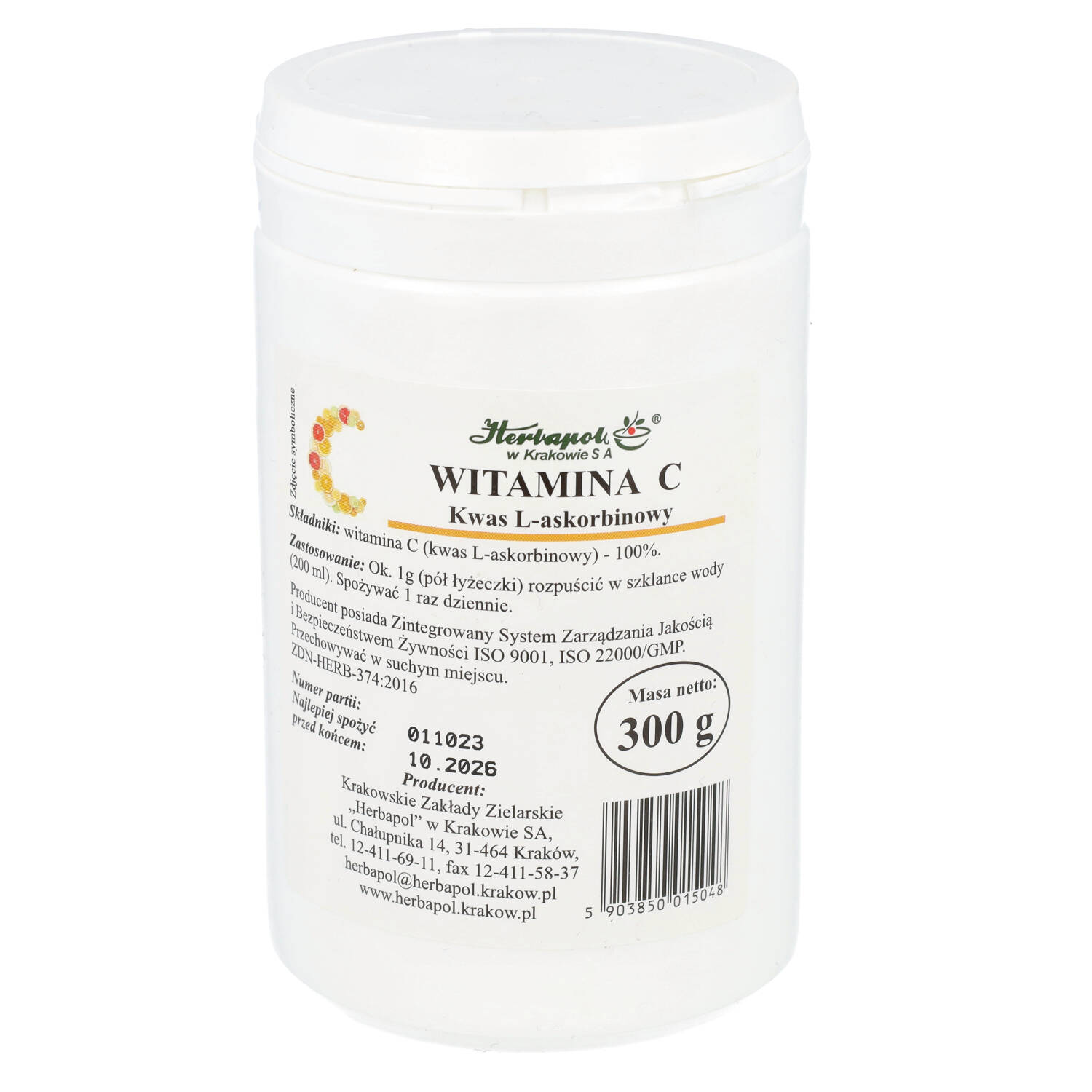 Herbapol kwas l-askorbinowy, 300g