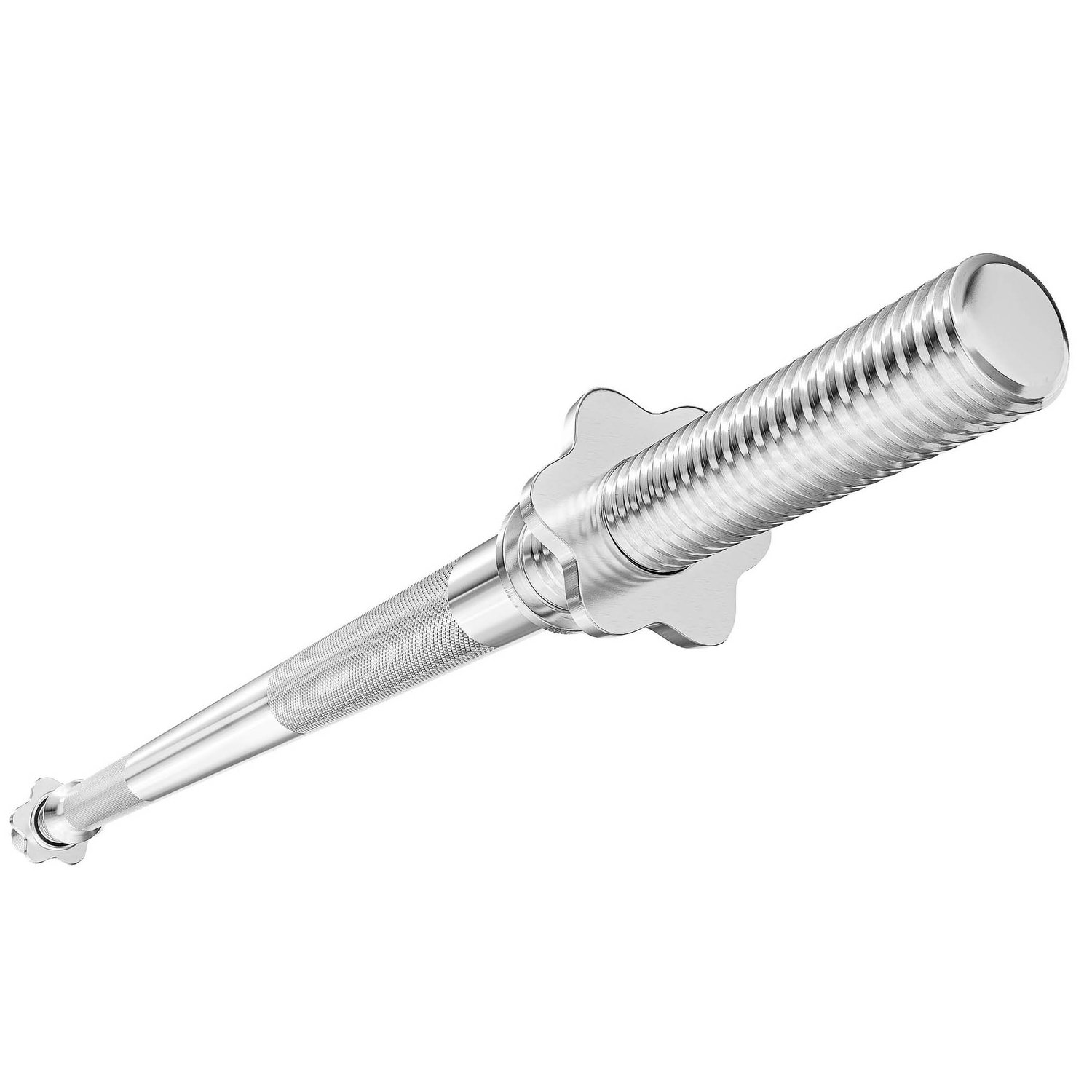 Barre de musculation droite 120 cm / 30 mm avec fermetures étoile