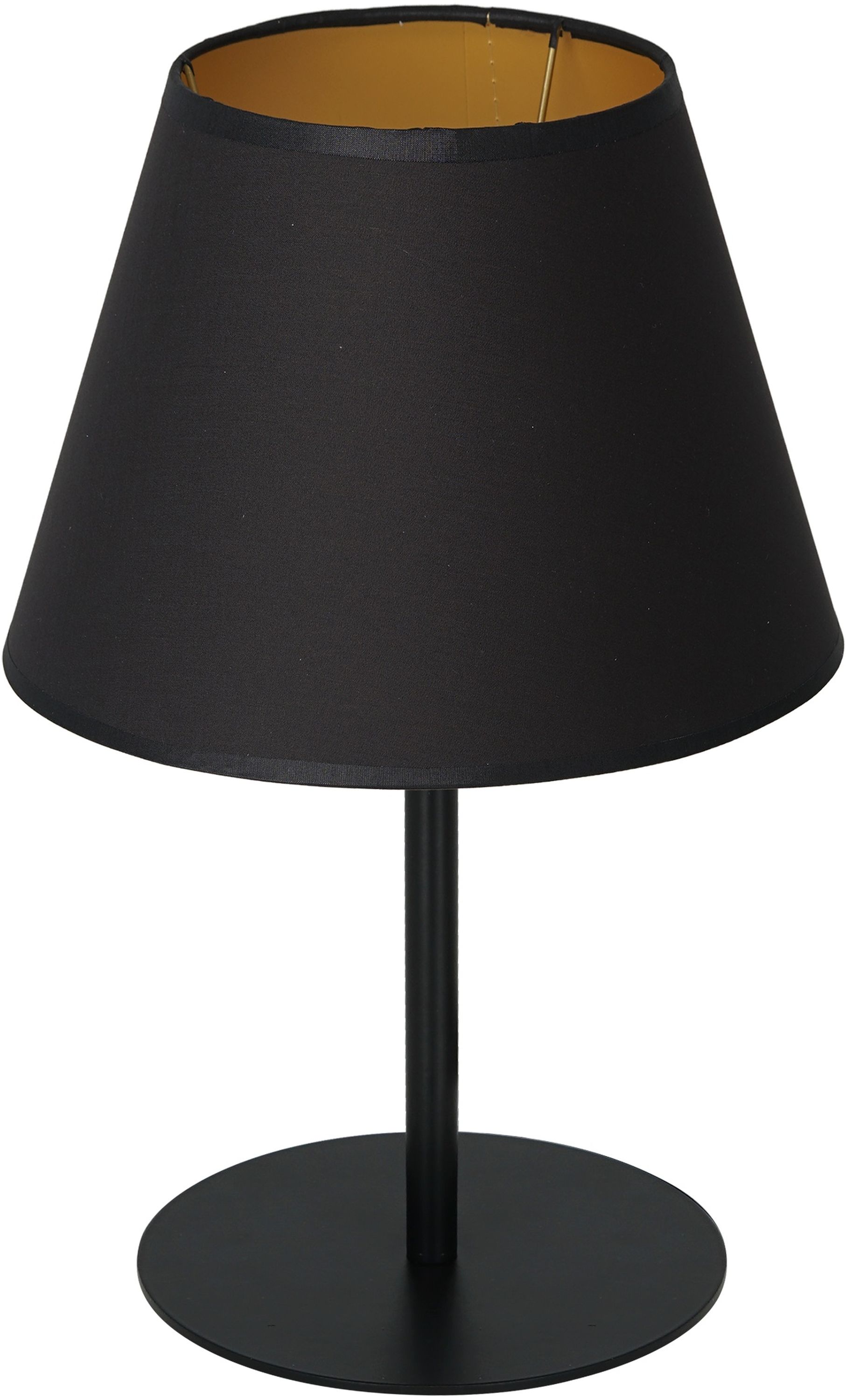 Luminex Arden lampa stołowa 1x60W czarny/złoty 3502