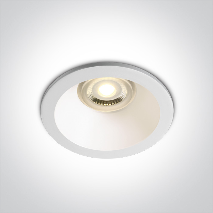 One Light Ankara lampa do zabudowy 1x10 W biała 10109F/W