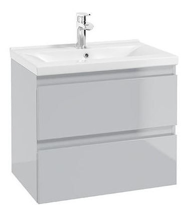 Defra Como szafka 60 cm podumywalkowa szary połysk 123-D-06052 - Wysyłka w 24h