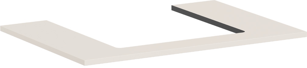 Hansgrohe Xilesa E blat naszafkowy 78x55 cm piaskowy 54269780