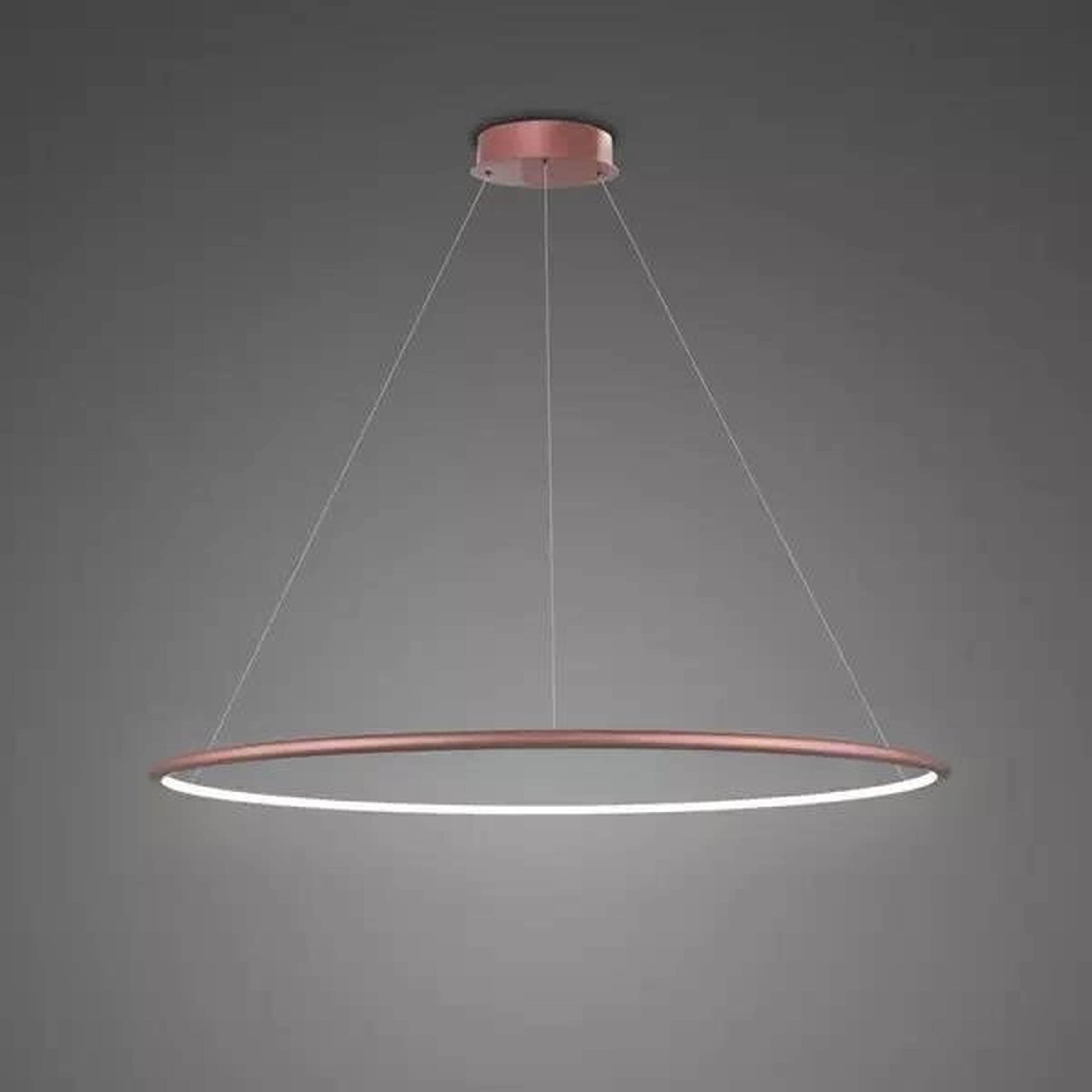 Altavola Design Led Shape lampa wisząca 1x30 W różowa-złota LA073/P_80_in_3k_rose_gold_dimm