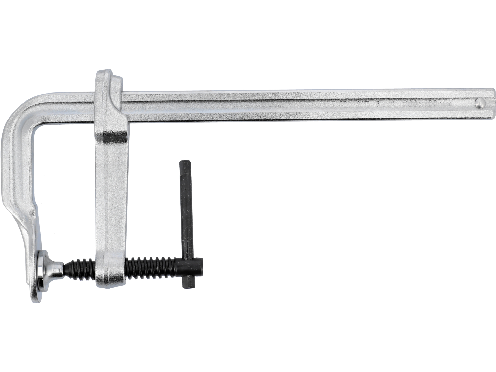 Ścisk stolarski kuty YATO 300x120mm ze stali węglowej z rozpórką YT-6412