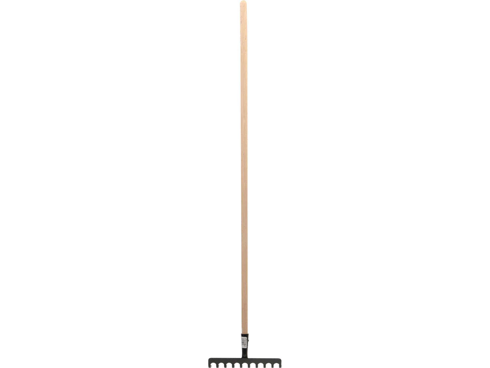 Grabie metalowe ogrodowe FLO 10 zębów stalowe z trzonkiem 140cm do liści 35781