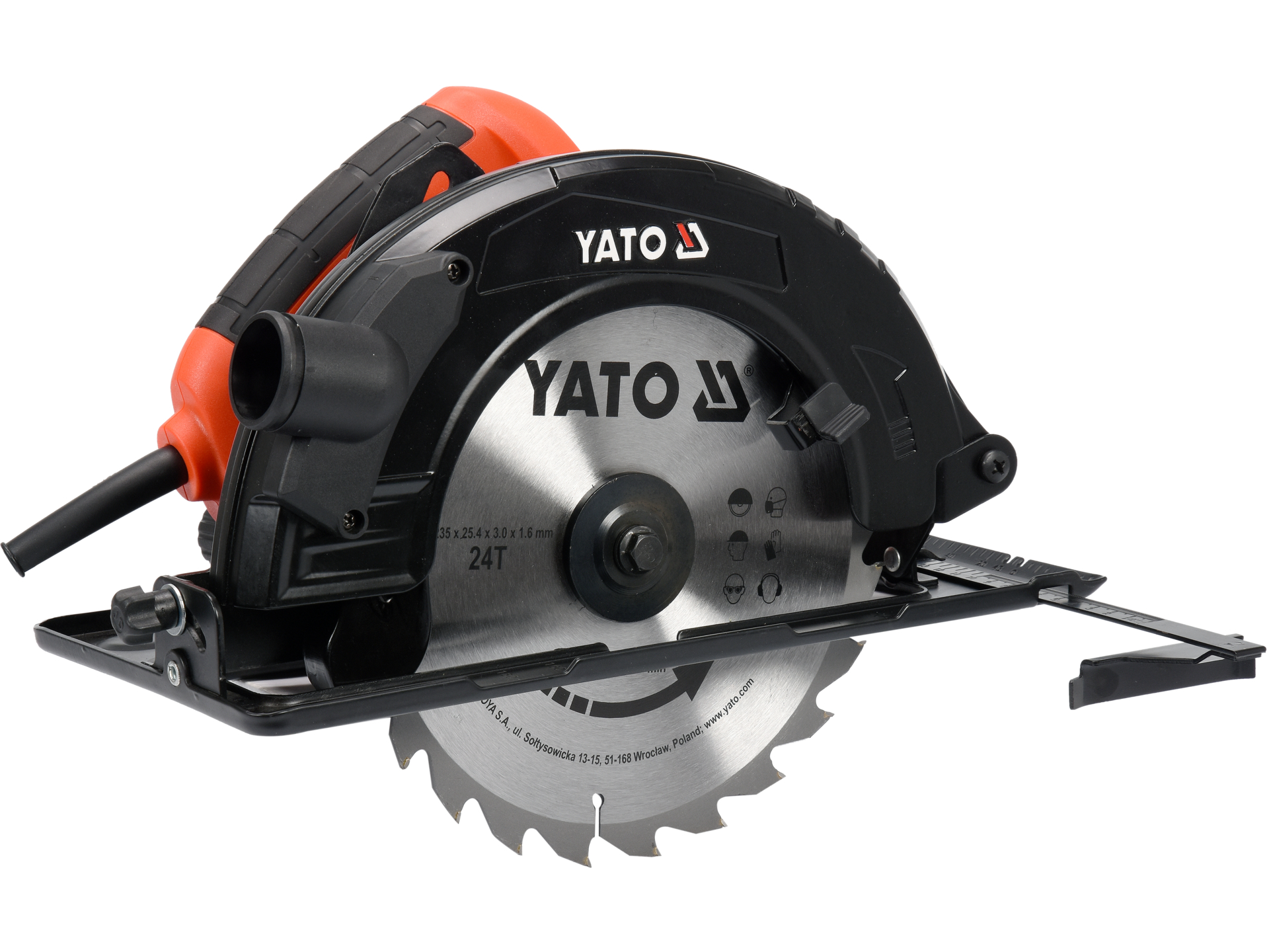 Piła tarczowa YATO 2800W krajzega do drewna tarcza 235mm YT-82154