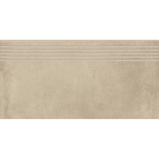 Gres szkliwiony stopnica FOGGY NIGHT cream mat 29,8x59,8 gat. I