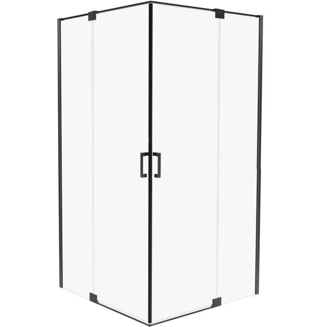 Kabina prysznicowa prostokątna ALLURIA 2D BLACK MATT 100x120x200 TER-