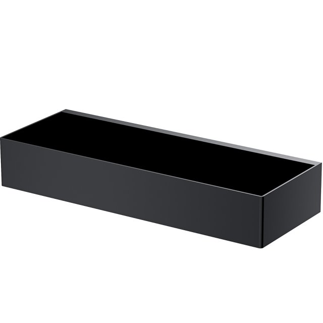 OMNIRES Koszyk prysznicowy UNI 30x5x11 czarny mat UN10335BL