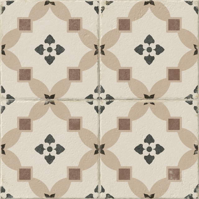 Gres szkliwiony PATCHWORK SPACE GPT1238 beige mat 42x42 gat. I