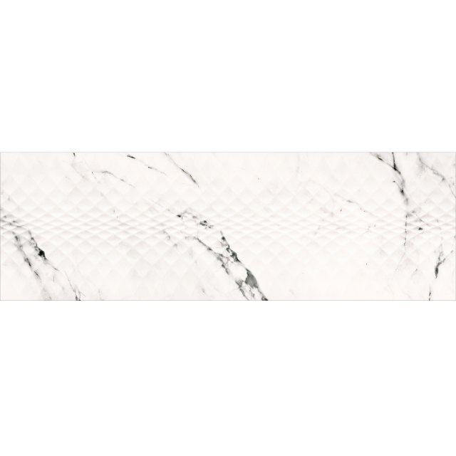Płytka ścienna SPACE white structure micro 29x89 gat. II