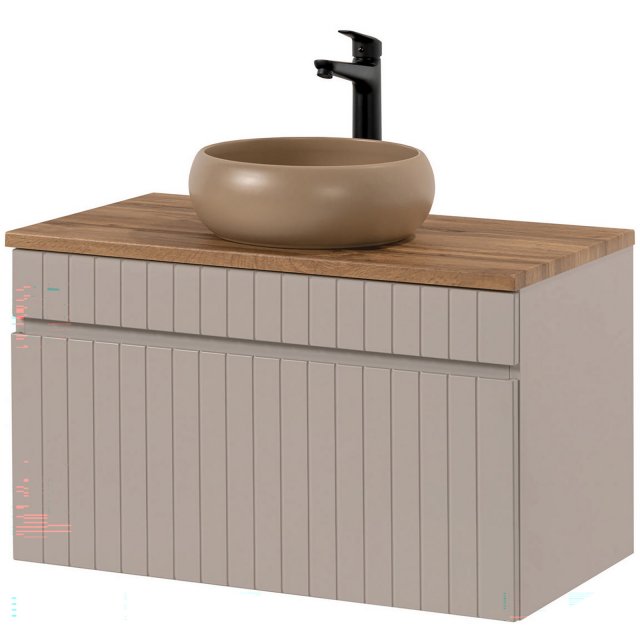 COMAD Zestaw mebli ICONIC CASHMERE szafka z blatem COAST EVOKE 80 cm,