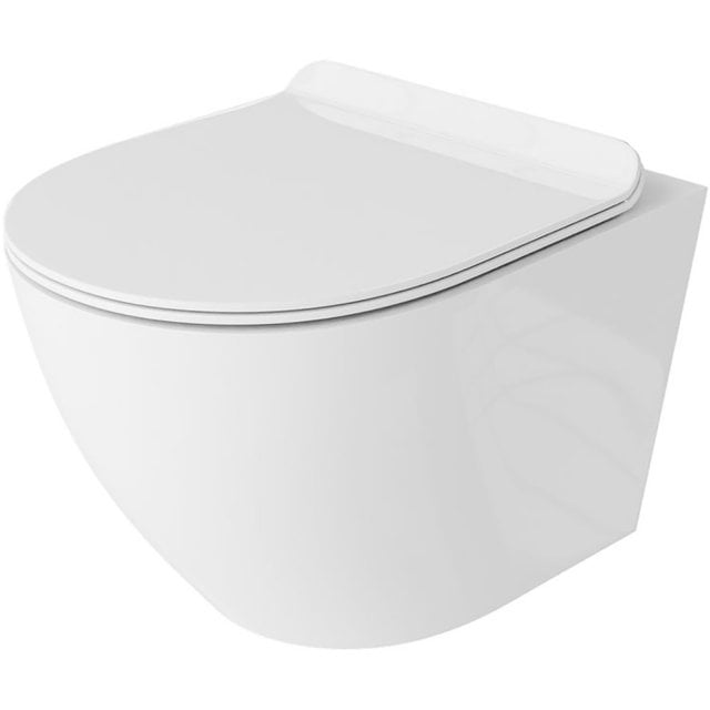 LAVITA Miska WC podwieszana SOFI SLIM 3.0 bezkołnierzowa wirowa z des