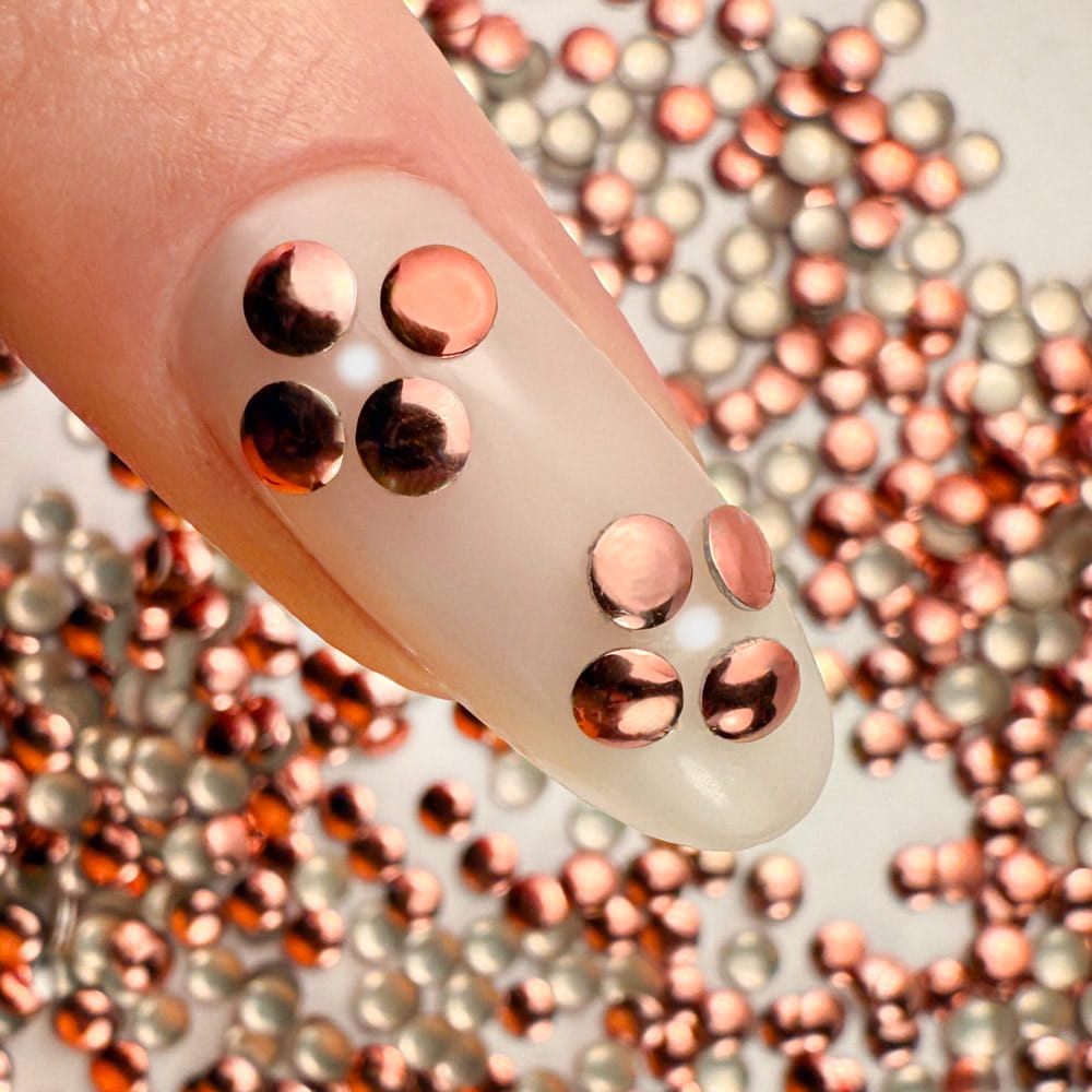 ShinePins gładkie ćwieki błyskotki ozdoby do paznokci large NTN Premium Nr 4 5g