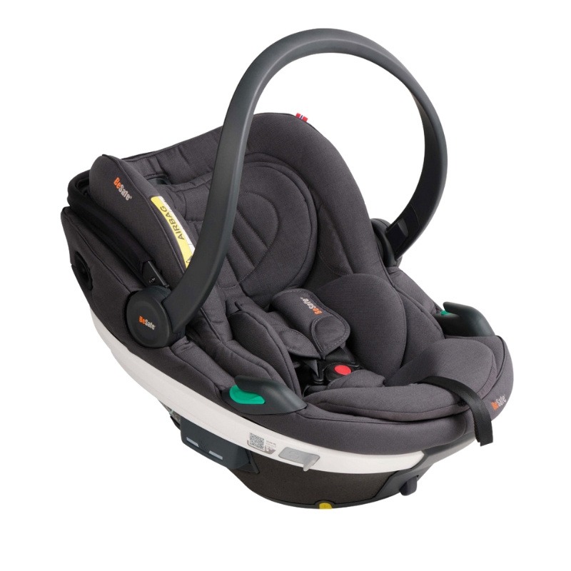 BeSafe Go Beyond fotelik samochodowy od 40-87 cm - 0- 13 kg - 0-1.5 roku-Dark Grey Melange
