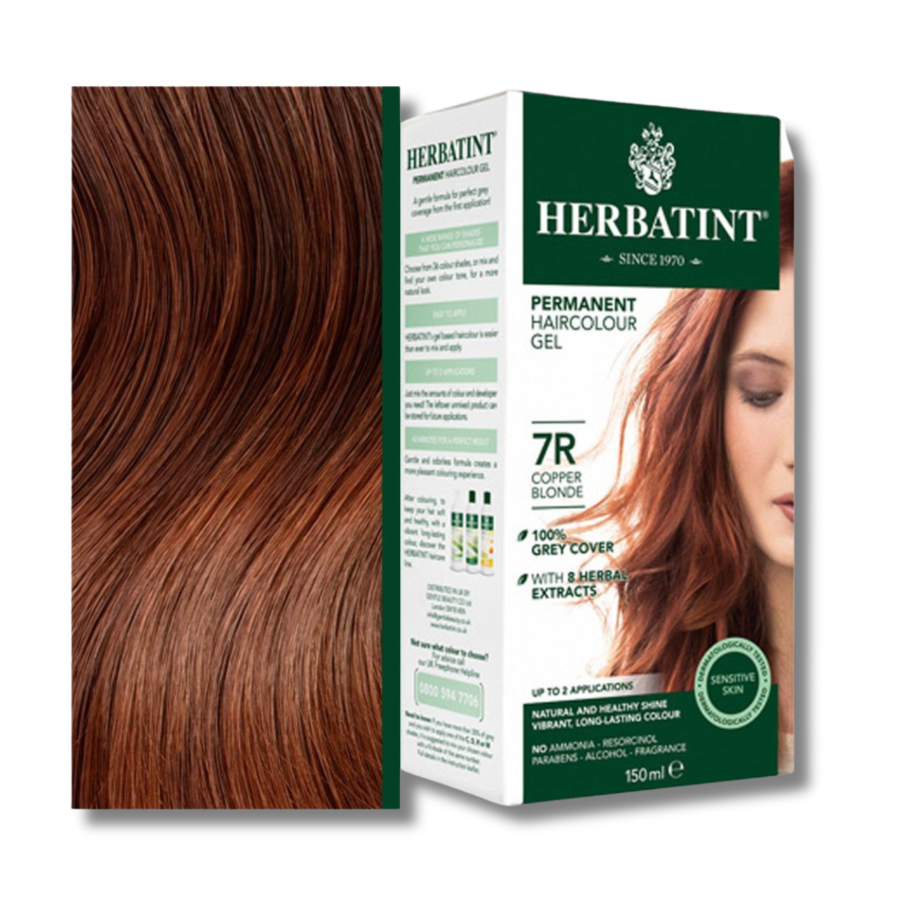 FARBA Herbatint 7R MIEDZIANY BLOND 170 ml