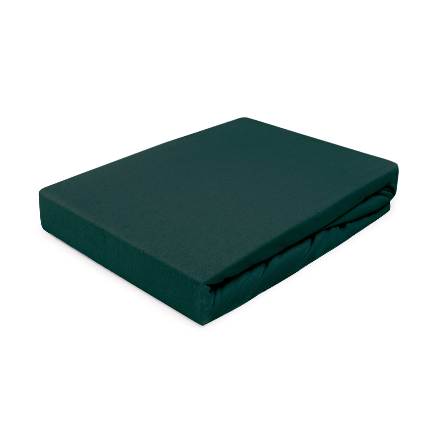 Prześcieradło z gumką 180x200 jersey 100% BAWEŁNA zieleń khaki