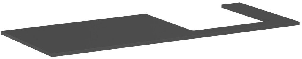 Darmowa Dostawa - Blat naszafkowy 137.5x55 cm szary Hansgrohe Xilesa E 54273760