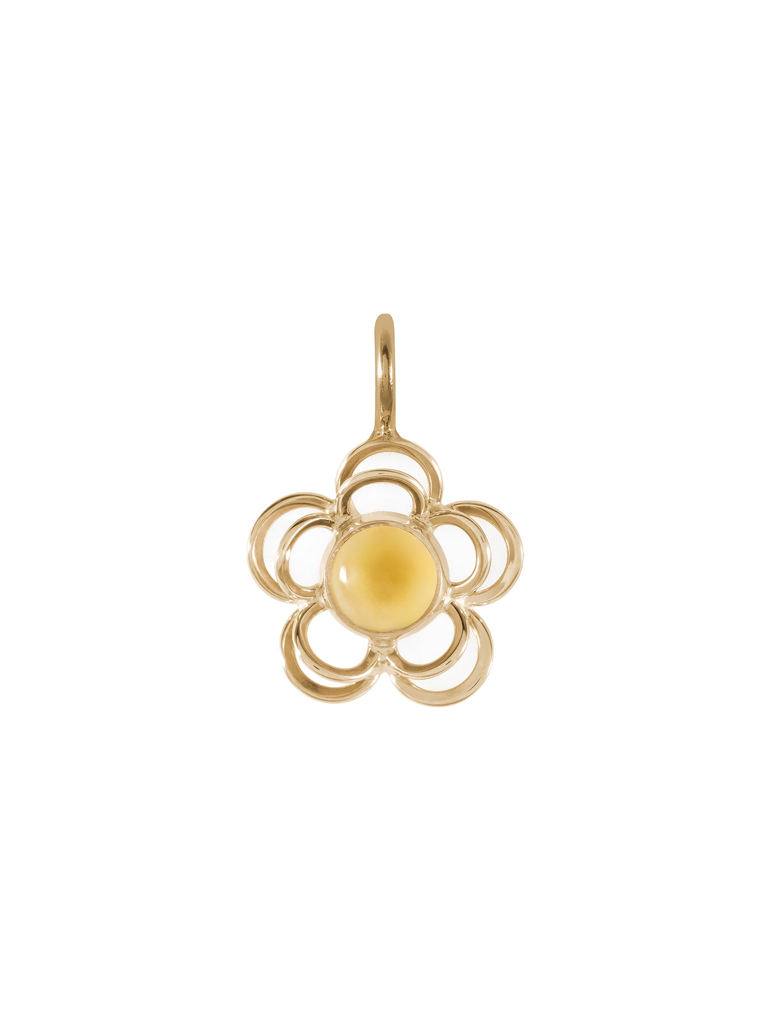 Waterlily Pendant, cytryn