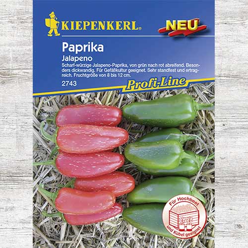 1 szt, Papryka ostra Jalapeno - Nasiona: Ilość w opakowaniu: 1 opak
